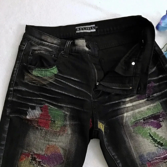 Decibel NWOT Black Wash Jean Shorts Men 30 *Pls See Description* - Picture 6 of 10